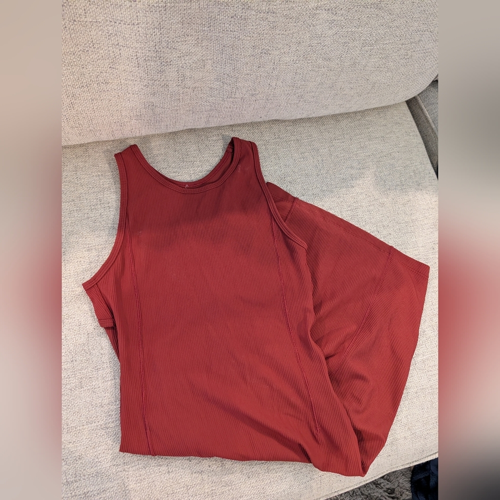 lululemon Women's Sleeveless Rust Dress